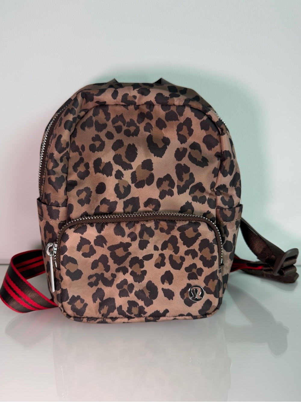 Lululemon Leopard Print Mini Backpack - Brown